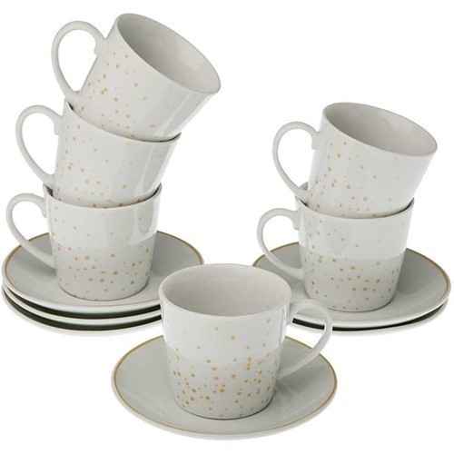 SET 6 TAZAS TE VERSA BRAIS C/PLATOS